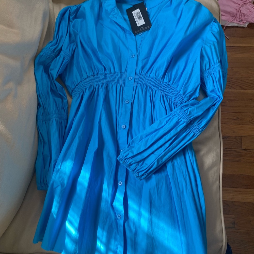 PrettyLittleThing Bright Blue Shirt